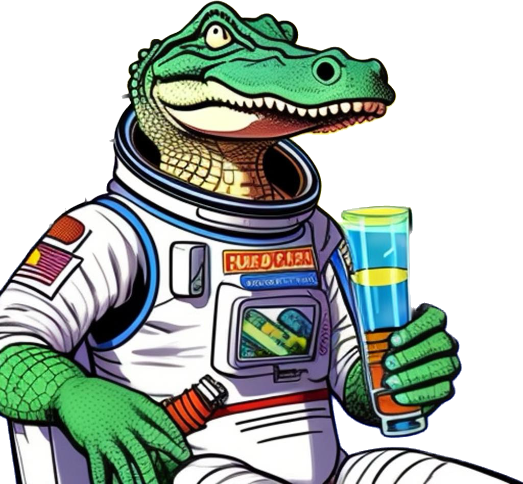 Crocodile Astronaut